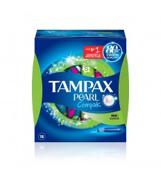 Tampones TAMPAX Pearl Compak Super 18 unidades