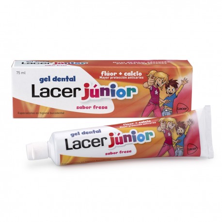 Gel dentífrico LACER Júnior fresa 75 ml