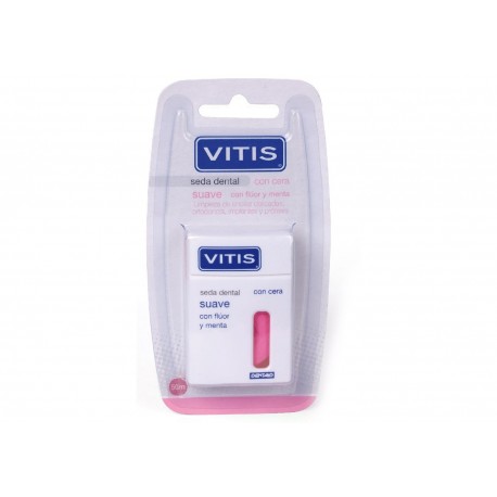 VITIS® Seda Dental Suave con Flúor y Menta