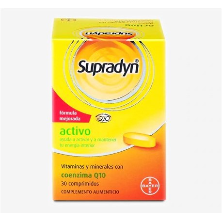 Supradyn® Activo Comprimidos activa tu energía y vitalidad 30 comprimidos