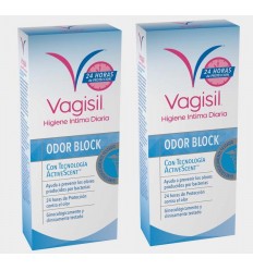 Vagisil Higiene Íntima Diaria con protección Odor Block Duplo 2 x 250 ml