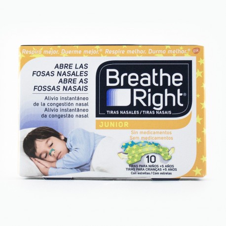Breathe Right junior 10 tiras