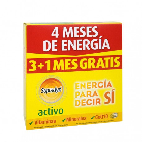Supradyn® Activo Comprimidos activa tu energía y vitalidad 90  30 comprimidos