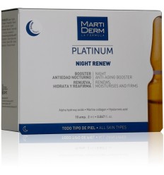 MARTIDERM PLATINUM Night Renew 10 ampollas