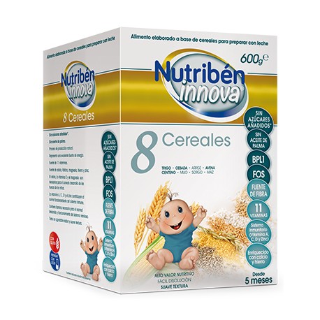Nutribén Innova® Papilla 8 Cereales 600 gr