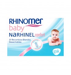 RHINOMER baby NARHINEL confort 20 recambios blandos desechables