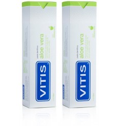 VITIS® aloe vera pasta dentífrica manzana-menta 2 x 150 ml