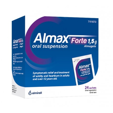 Almax Forte suspensión oral 1,5 gr