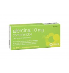 Alercina 10mg 7 comprimidos