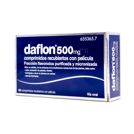 daflon 500 mg 60 comprimidos
