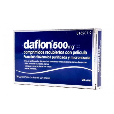 daflon 500 mg 30 comprimidos