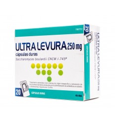 ULTRA LEVURA 250 mg 20 cápsulas duras