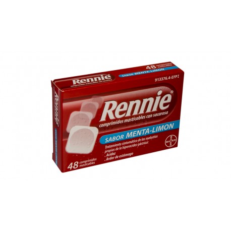 Rennie MENTA-LIMÓN 48 comprimidos masticables