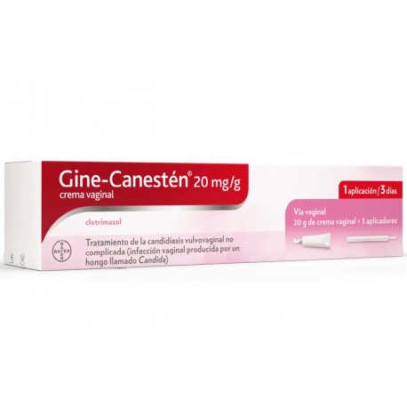 Gine-Canestén crema vaginal 20 mg/g 20 gr  3 aplicadores