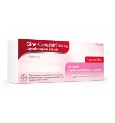 Gine-Canestén cápsula vaginal blanda 500 mg  1 aplicador
