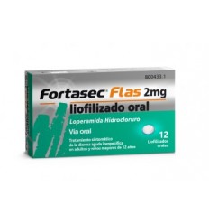 Fortasec Flas 2 mg 12 liofilizados orales