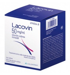 Lacovin 50 mg/ml solución cutánea 4 frascos x 60 ml