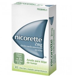 nicorette 2mg 30 chicles medicamentosos