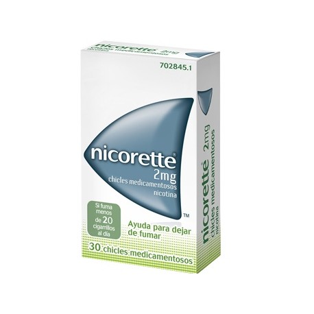 NICORETTE 2 MG 30 CHICLES MEDICAMENTOSOS