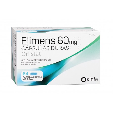 Elimens 60 mg 84 cápsulas duras