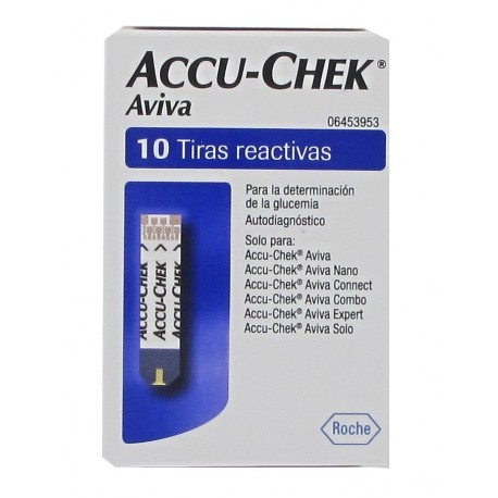ACCU-CHEK AVIVA 10 Tiras reactivas
