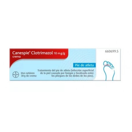 Canespie Clotrimazol 10 mg/g crema Pie de atleta 30gr