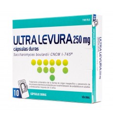 ULTRA LEVURA Saccharomyces boulardii 250 mg 10 cápsulas duras