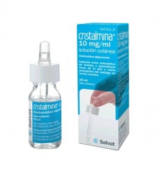 Cristalmina 10mg/ml solución cutánea 25 ml