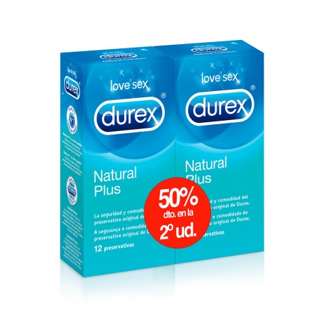 Durex Duplo Preservativos Natural 24 unidades