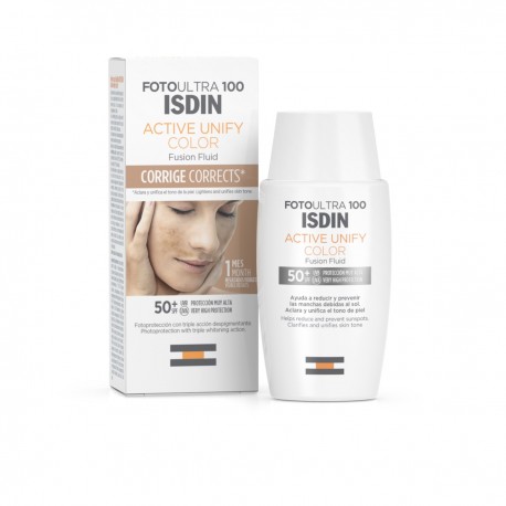 Foto Ultra 100 ISDIN Active Unify COLOR Fusion Fluid SPF50 50ml
