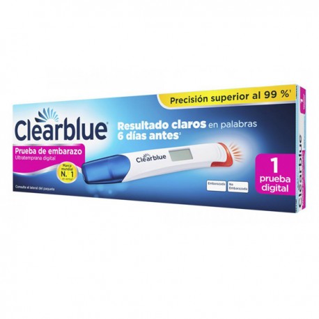 Clearblue prueba de embarazo ultratemprana digital 1 prueba digital