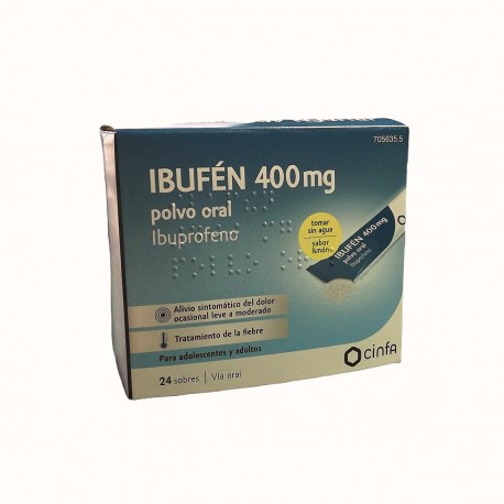 IBUFEN 400 mg 24 SOBRES POLVO ORAL