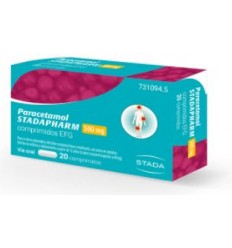 PARACETAMOL STADAPHARM EFG 500 mg 20 COMPRIMIDOS