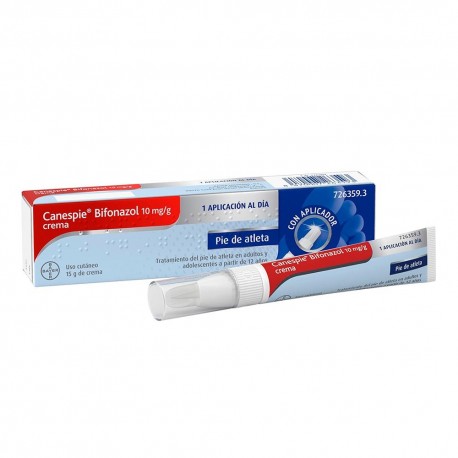 CANESPIE BIFONAZOL 10 mg/g CREMA 1 TUBO 15 g  APLICADOR