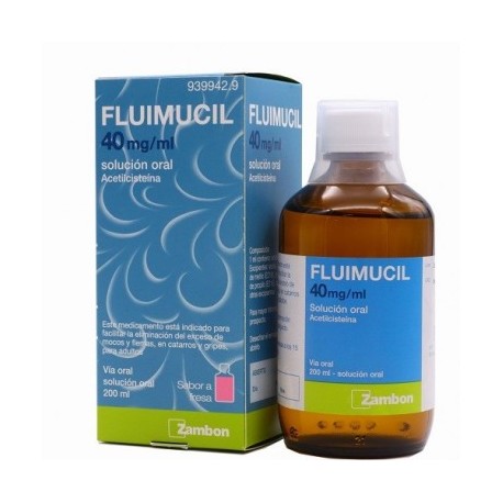 FLUIMUCIL 40 mg/ml solución oral 200 ml