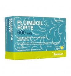 FLUIMUCIL FORTE 600 mg 20 comprimidos efervescentes