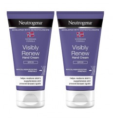 Neutrogena Crema de manos Visibly Renew anti-aging 2x75 ml