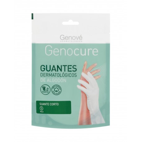 Genocure® Guantes Dermatológicos Algodón talla S