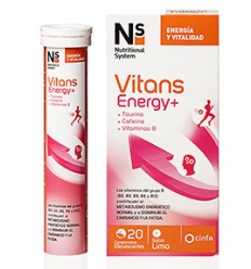 NS VITANS ENERGY COMPRIMIDOS EFERVESCENTES 20 COMP