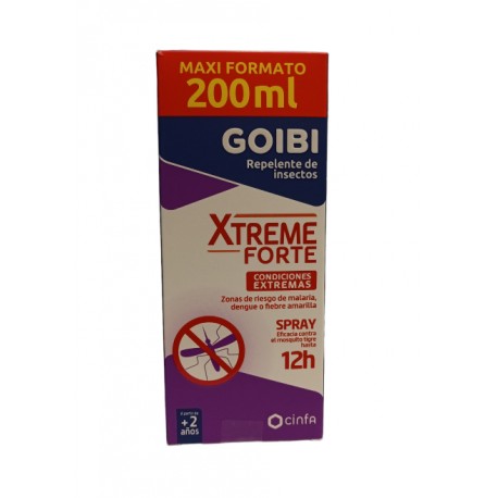 GOIBI XTREME FORTE REPELENTE DE INSECTOS 1 SPRAY 200 ML