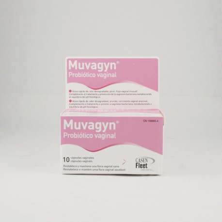 MUVAGYN PROBIOTICO Vaginal, 10 cápsulas vaginales