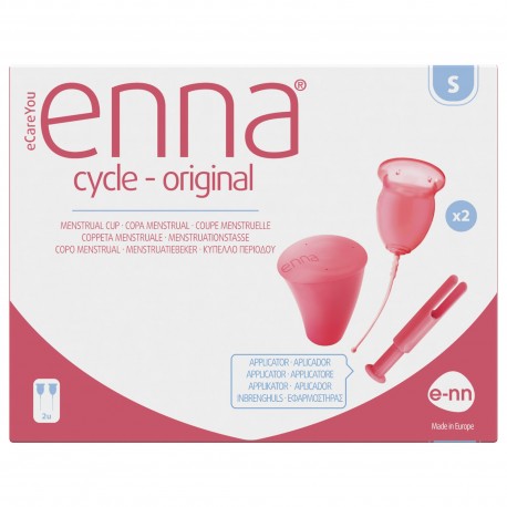 ENNA CYCLE ORIGINAL COPA MENSTRUAL Talla S x 2 copas menstruales