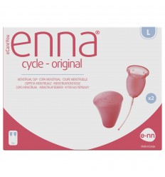 ENNA CYCLE ORIGINAL COPA MENSTRUAL Talla L x 2 copas menstruales