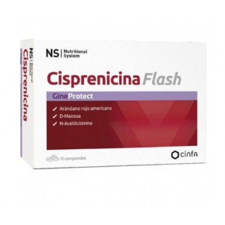 NS GINEPROTECT CISPRENICINA FLASH 10 COMPRIMIDOS