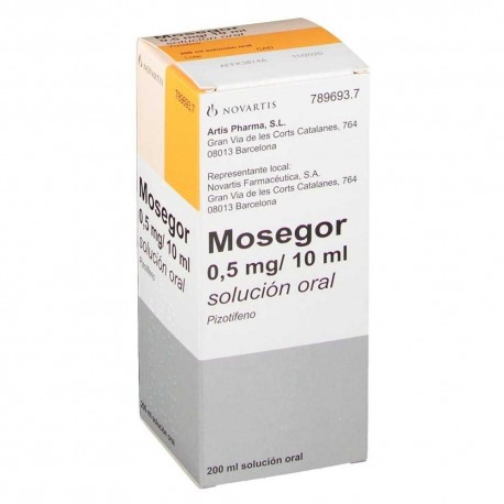 Mosegor 0.5mg/10ml solución oral 200 ml
