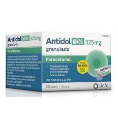 Antidol niños 325 mg 20 sobres granulado