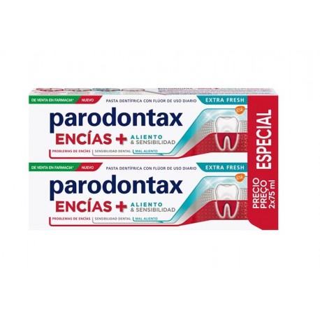 Paradontax Encías  Aliento & Sensibilidad 2 x 75 ml