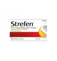 STREFEN 8,75 mg sabor miel y limón 16 pastillas para chupar 