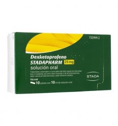 Dexketoprofeno Stadapharm 25 mg Solución Oral 10 Sobres