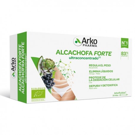 Arkofluido® Alcachofa Forte BIO  Aloe Vera 20 unidosis